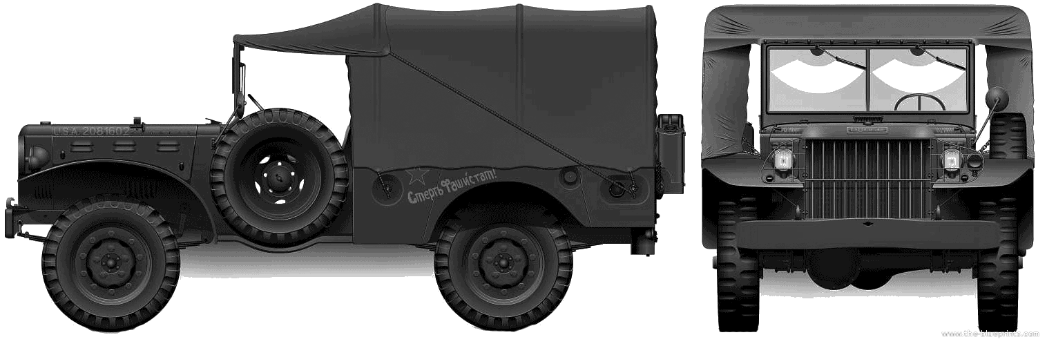 Dodge M37 34 Ton 4X4