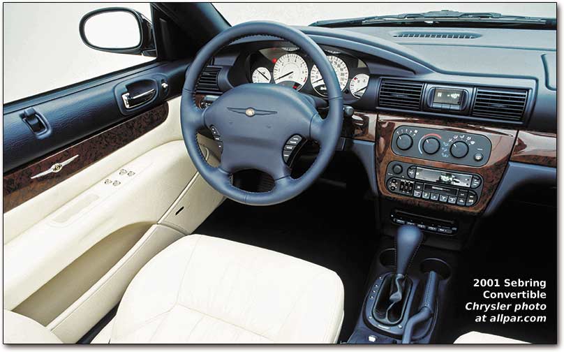 Chrysler Sebring Coupe Convertible 25L V6