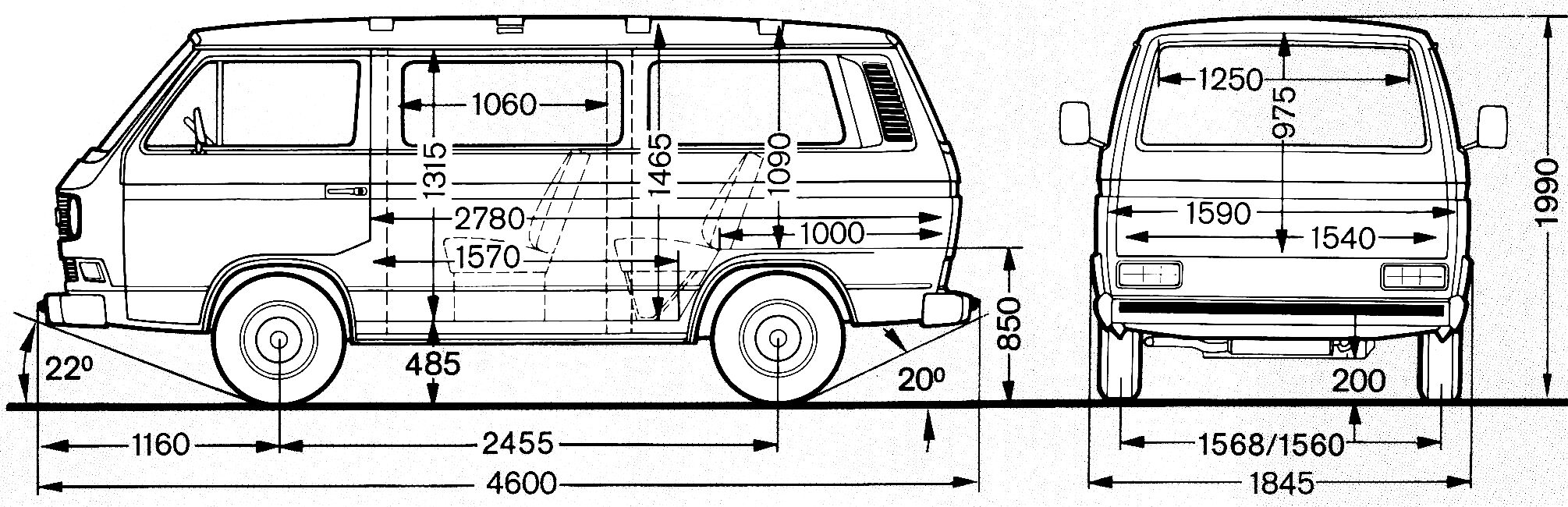 Volkswagen Caravelle 25 Syncro