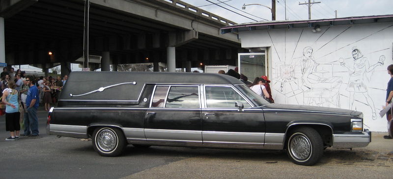 Cadillac De Ville hearse