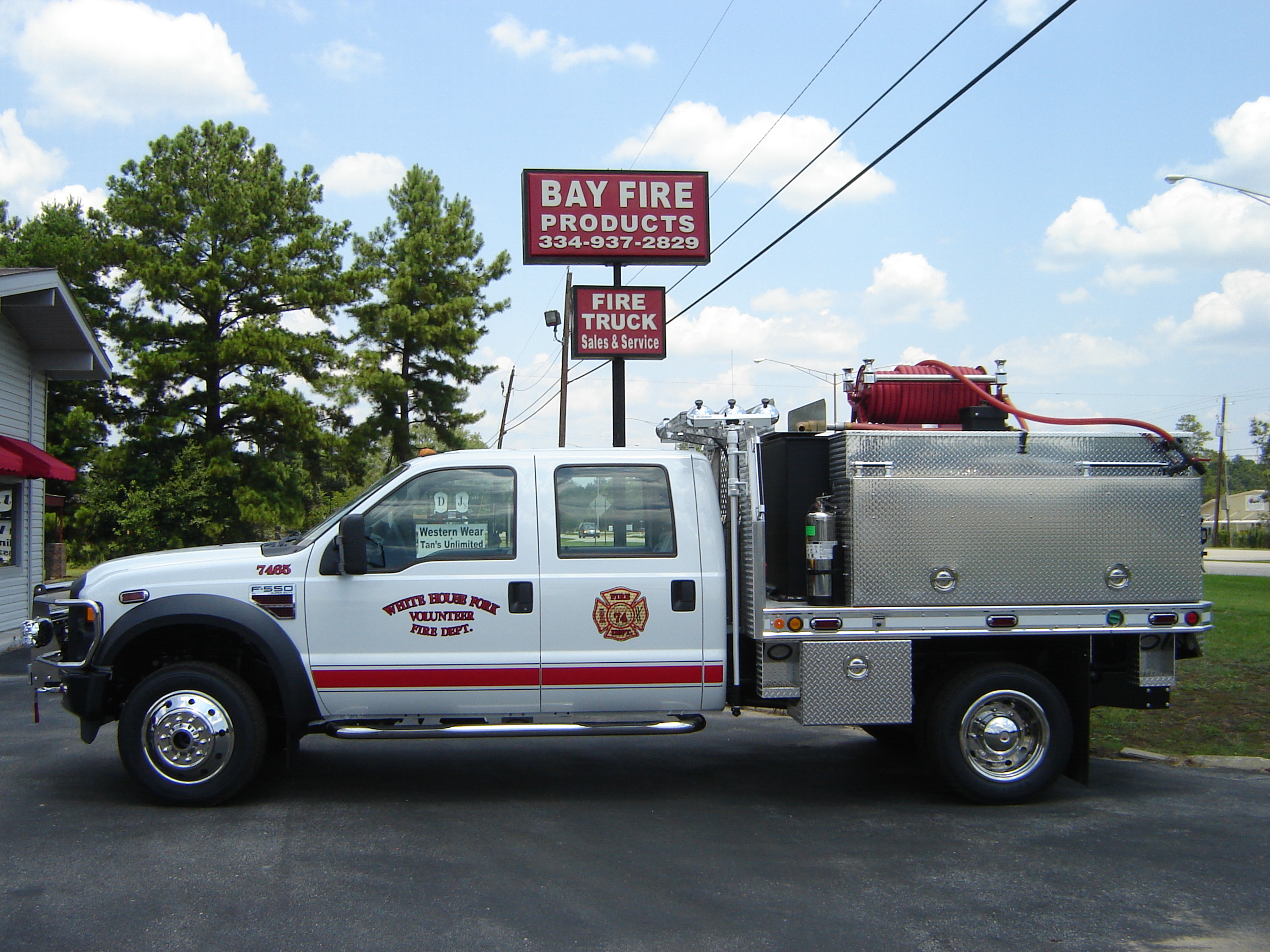 White Fire Truck