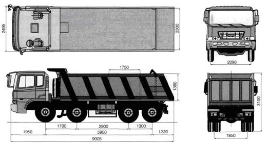 Hyundai HD 370 8x4