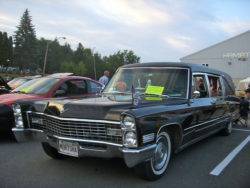 Cadillac De Ville hearse