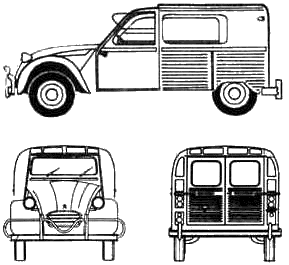 Citroen 2CV AZLK van