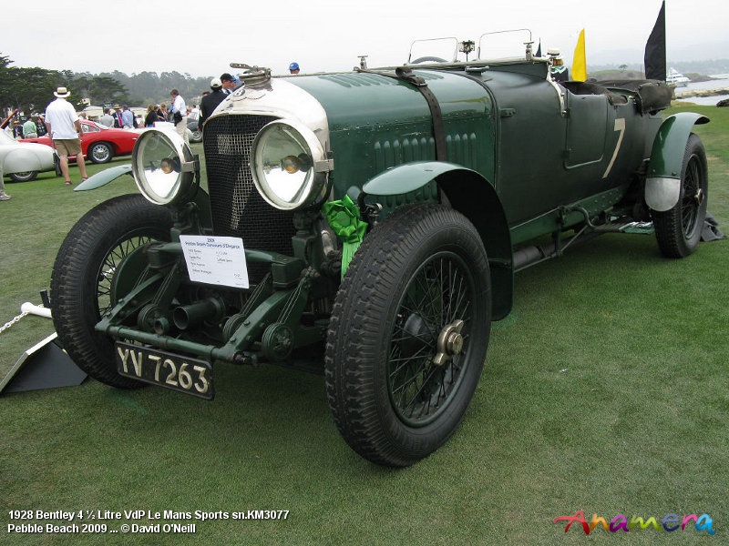 Bentley 3 Litre VDP Tourer