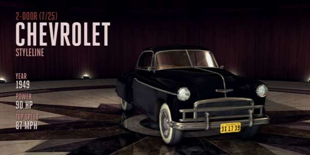 Chevrolet Fleetline De Luxe 2dr sedanet