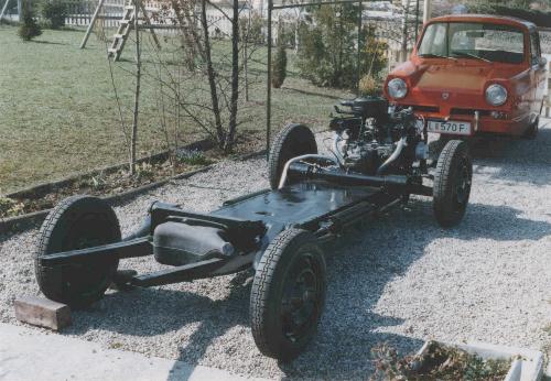 Citroen 2CV chassi