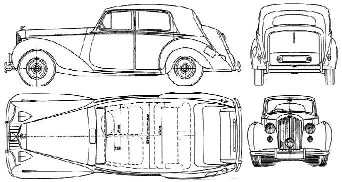 Bentley Mk VI sedan