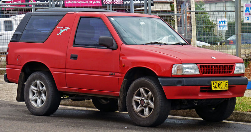 Holden Frontera 18 Holden Frontera 18