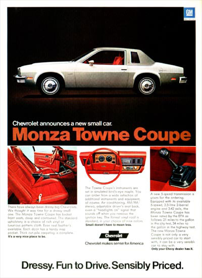 Chevrolet Monza Towne Coupe