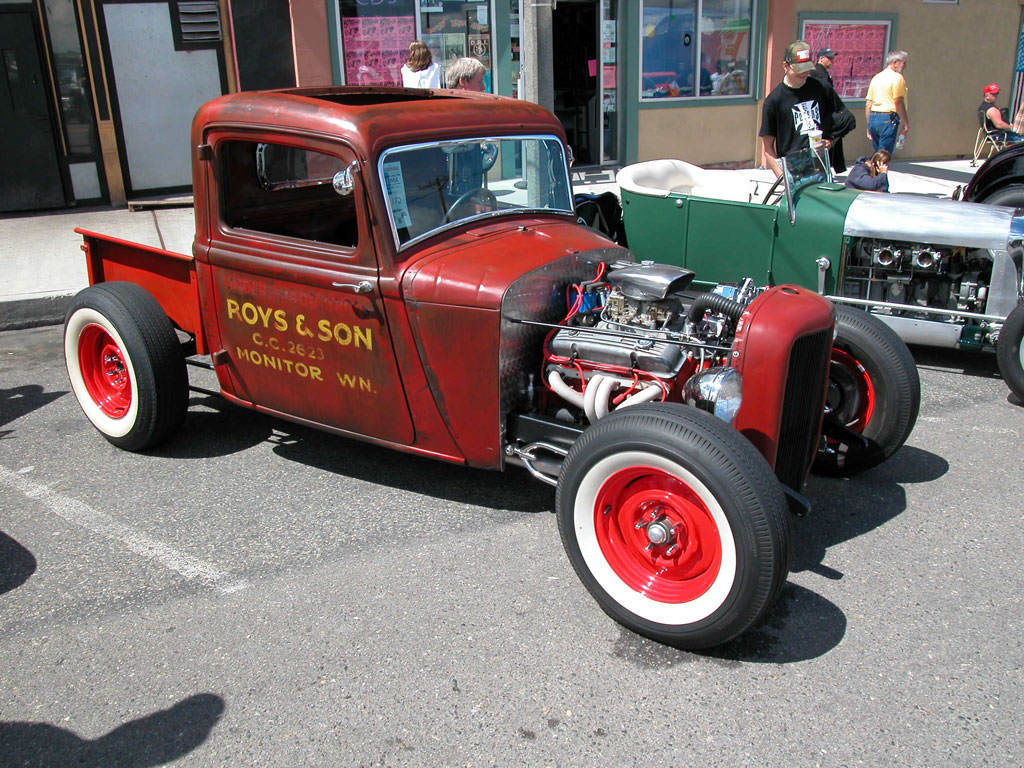 International Rat rod pickup.