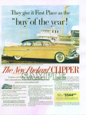 Packard Deluxe Clipper 4-dr Sedan