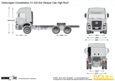 Volkswagen Constellation 31-320 6X4