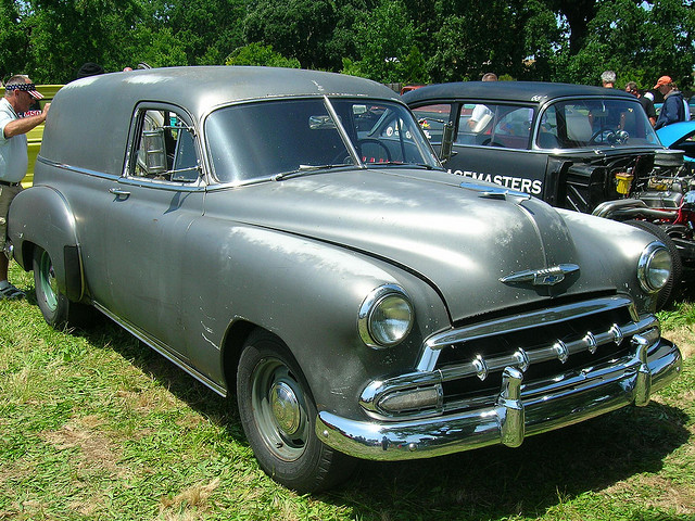 Chevrolet Panel Delivery with a 1952 Gril