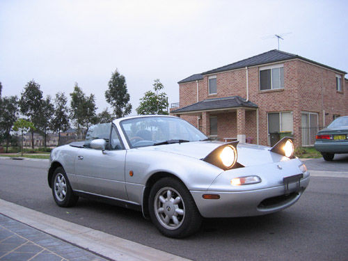 Mazda 121 soft top