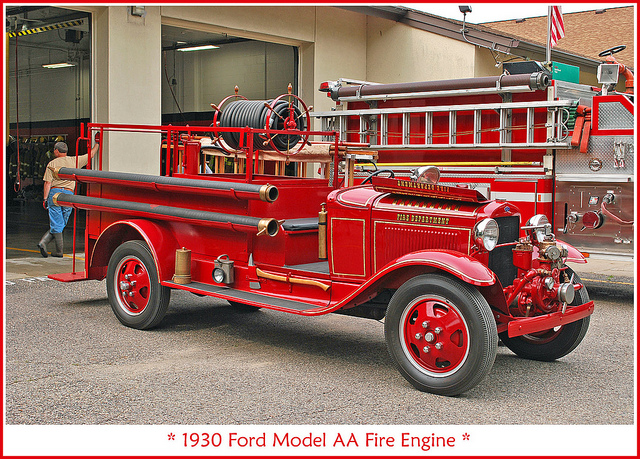 Ford model aa fire truck #8