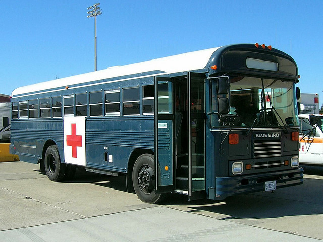 Blue Bird Ambulance Bus
