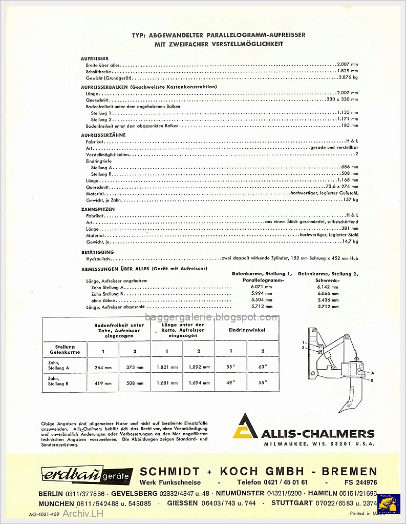 Allis-Chalmers HD-16 Bulldozer