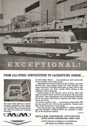 Cadillac Commercial Chassis Ambulance
