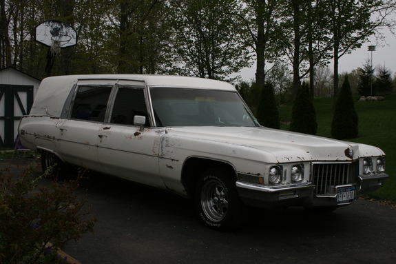 Cadillac De Ville hearse