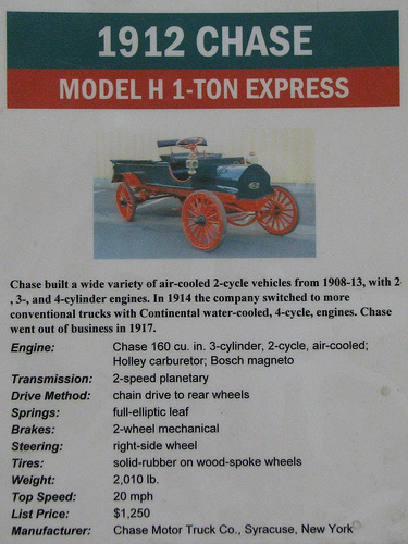 Chase Model H 1 Ton Express