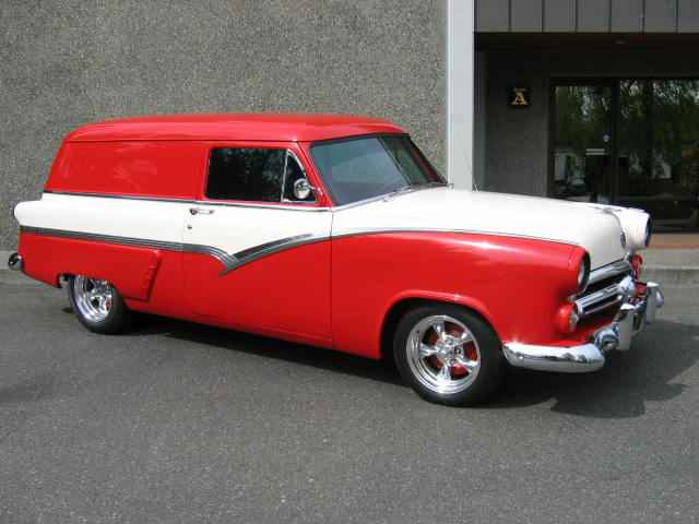 Chevrolet Panel Delivery with a 1952 Gril