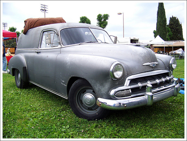 Chevrolet Panel Delivery with a 1952 Gril