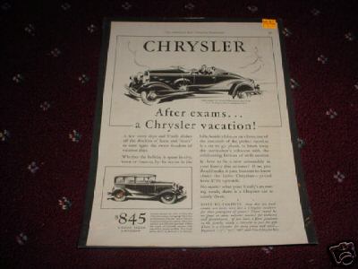 Chrysler 70 Roadster