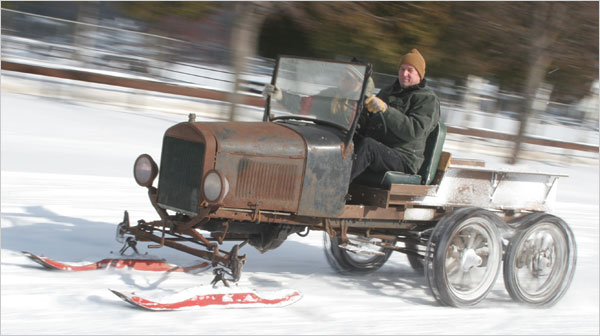 Ford Model T Snowmobile