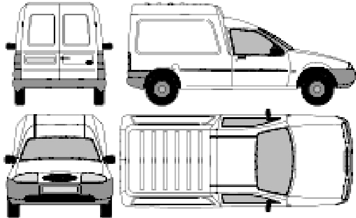 Ford Taunus 17M Courier wagon