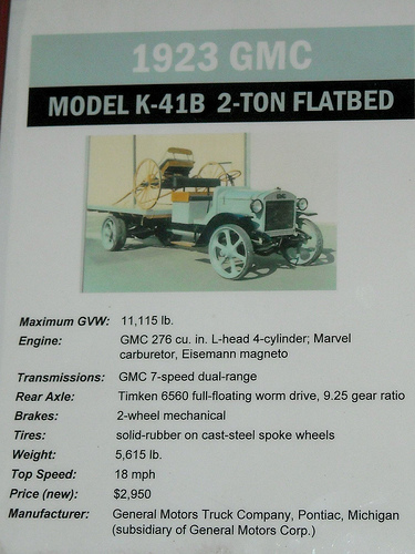 GMC K-41B 2 Ton Flatbed