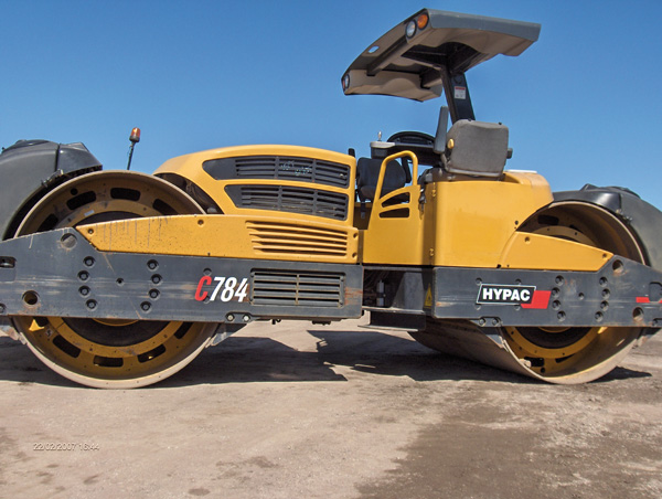 Hypac Compactor roller