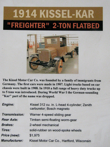 Kissel 2 Ton Freighter flatbed