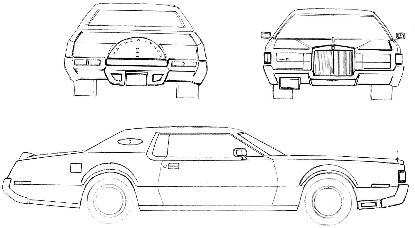 Lincoln Continental mk IV coupe