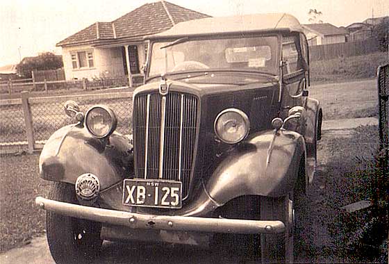 Morris Eight sport tourer