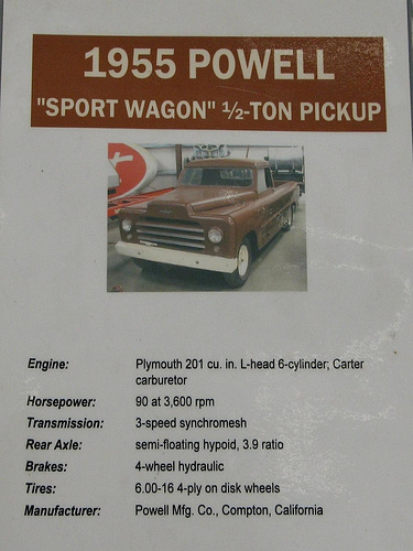Powell Sport Wagon Ton Pickup